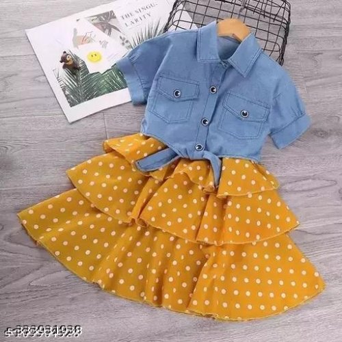 Agile Elegant Girls Top & Bottom Sets