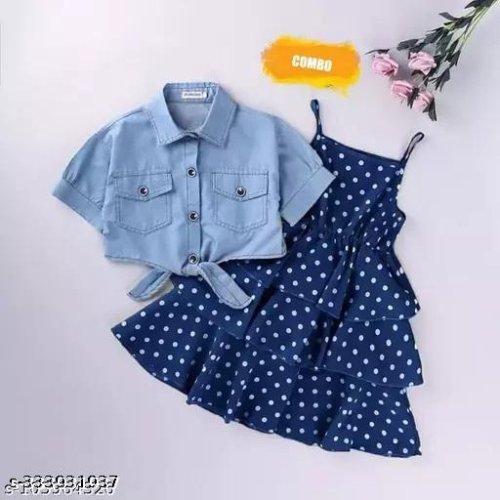 Agile Elegant Girls Top & Bottom Sets