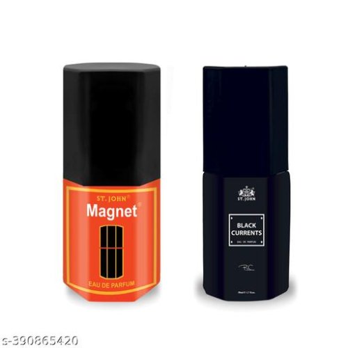 ST.JOHN Perfume Body Spray For Men & Women, Magnet Perfume 10ml & Black current Perfume 10ml (Pack of 2)