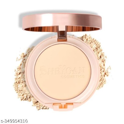 Shryoan 2 In 1 Oil Control Long Lasting Waterproof Compact Powder Compact (Natural, 16 g)