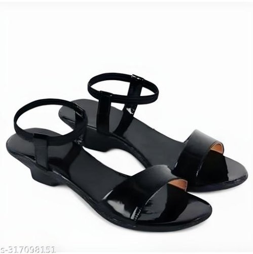  PVC Heel Sandals