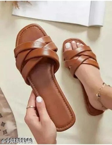  Syntethic Leather,Synthetic Flat Sandals
