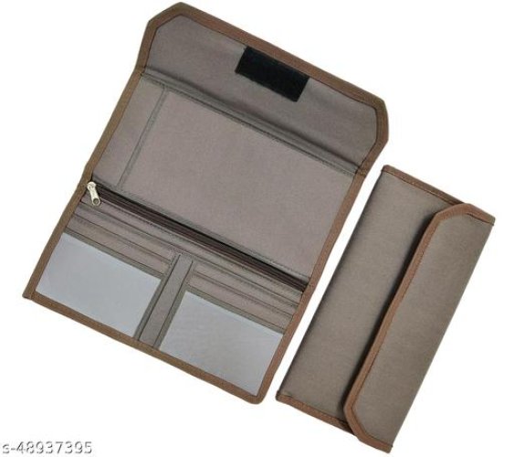 Car Folder or Cheque Book Holder (Brown)