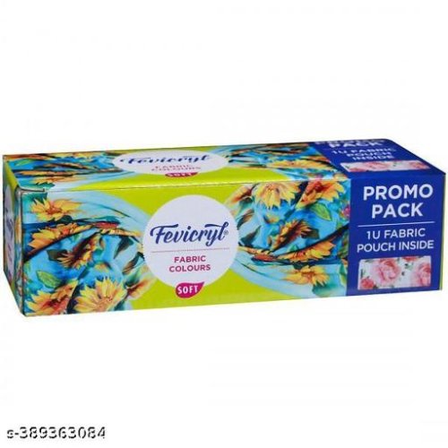 Fevicryl Fabric Colour Kit- 20ml for Fabric Painting (10 X 20ml, Multicolour), Diwali Gift for artists, children, boys & girls