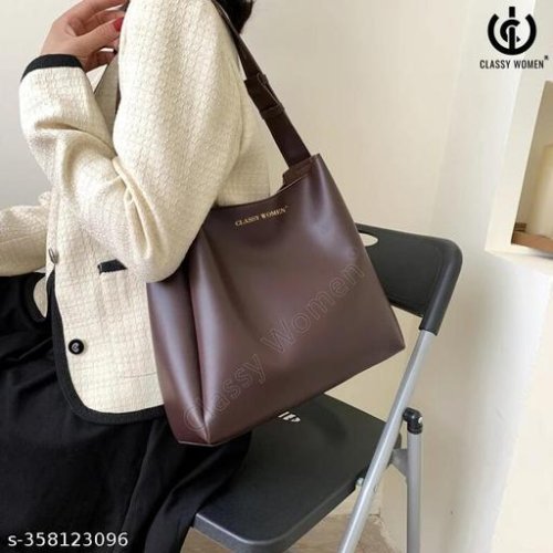 Classy WomenPolypropylene,Leather Women Tote Bags