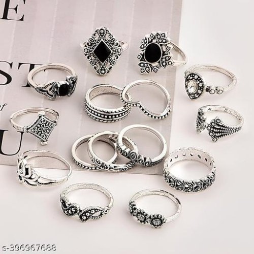 Sizzling Bejeweled Rings