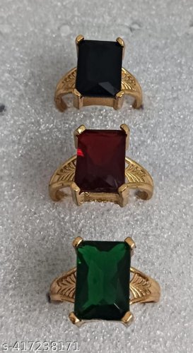 Shimmering Chunky Rings