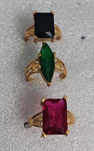 Shimmering Chunky Rings