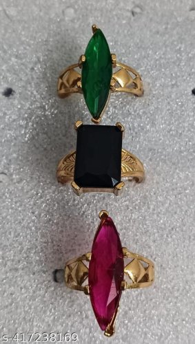 Shimmering Chunky Rings