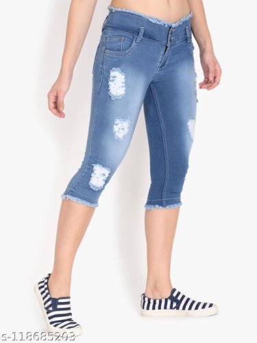 Trendy Fashionista Women Capris