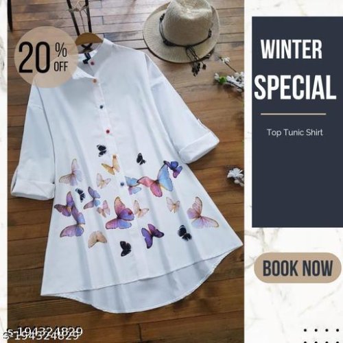 Stylish Partywear Women  Shirts