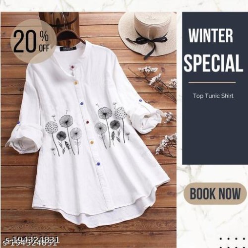 Stylish Partywear Women  Shirts