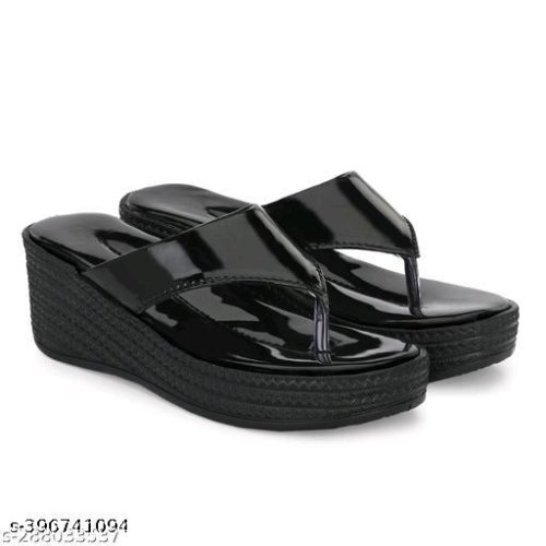  Syntethic Leather Heel Sandals