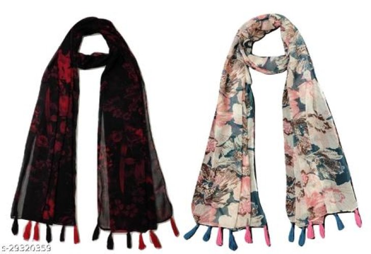 Versatile Fancy Women Scarves Stoles & Gloves